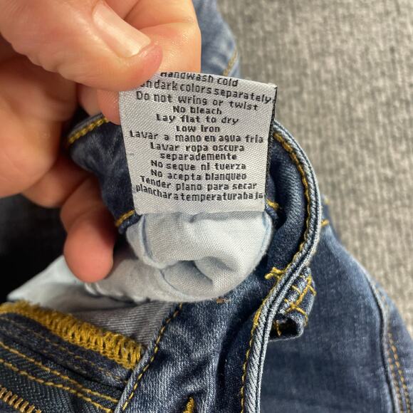 Judy Blue Skinny Fit Jeans Women's 11/30 Blue Destroyed Stretch JB8424 - Picture 6 of 10